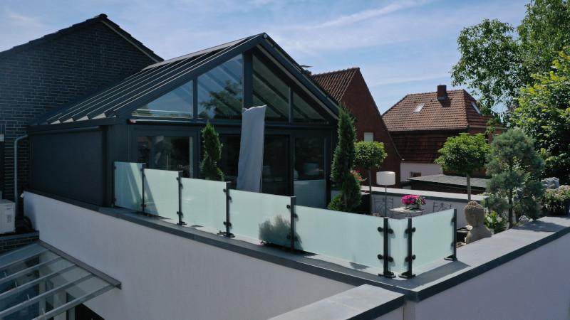 Wintergarten auf Dachterrasse